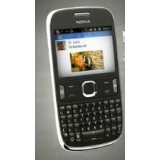 CARCAÇA NOKIA ASHA 302 PRETA 1ªLINHA